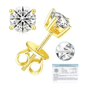 SHOWNII Diamond 4-Prong Lab-Grown D...