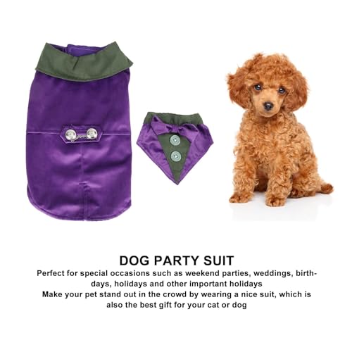 Disfraz Formal para Perro con Corbatín, Talla XL miniatura 2