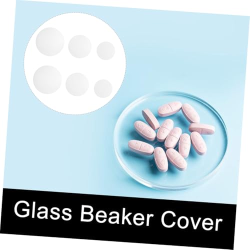 Coupelle d'évaporation en verre transparent robuste à bords rectifiés