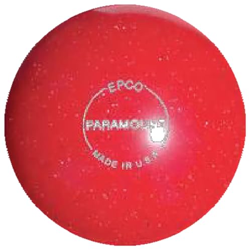 Bowlerstore Products EPCO Duckpin Bowling Ball- Speckled House Ball - Red (4 7/8 inch- 3lbs. 12 oz.) 1 Ball