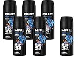 6x Axe Bodyspray Anarchy for Him ohne Aluminiumsalze 150 ml