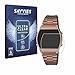 Savvies Screen Protector compatible with Casio Retro B640WCG Protection Film Clear 6-Pack