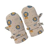 Zeiwohndc 1 Paar Kinder Skihandschuhe für Jungen und Mädchen, Winterhandschuhe, wasserdicht, mit Fleece gefüttert, warme Fäustlinge für Schneespaß Freien, Winterhandschuhe für Kinder