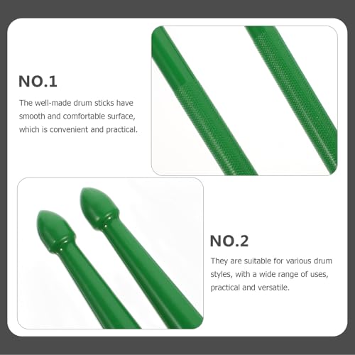 Baquetas dobles de nailon con puntas de fieltro y nylon miniatura 5