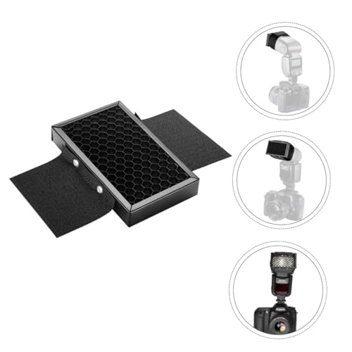 Reflector de panal para flash de instalación rápida para fotografía profesional 4