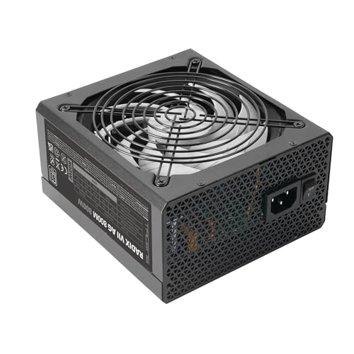 Tacens Radix VII AG 800, Fuente Alimentación Full Modular 800W ATX, 10 Años Seguridad, 80Plus...