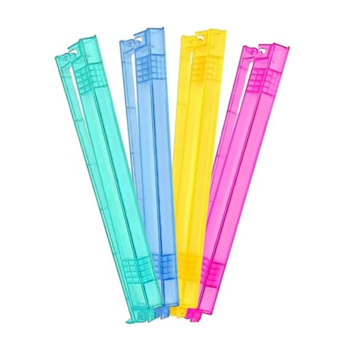 Supports de mahjong en acrylique 45cm transparents le lot de 4
