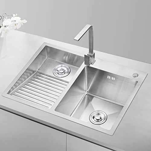 ステンレス製ランドリーSXSLTSAカウンタートップ洗面台、洗面台付きバスルームプール、バルコニーユーティリティ手洗い用クリーニング、