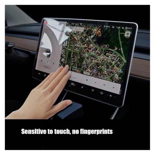 Verre trempé écran central de luxe pour navigation Tesla HD