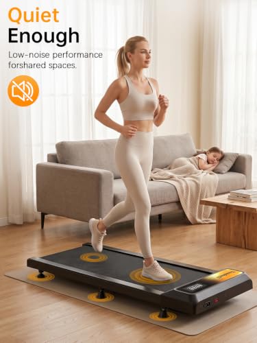 Walking Treadmill Pad with Adjustable 8% Incline for Home Office