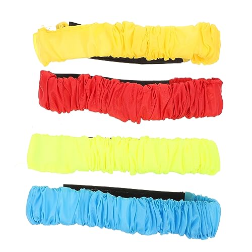 CAXUSD Three-legged Race Leggings Set 4 Elastic Tie Ropes Oxford Elastic Material Safe for Boys and Girls