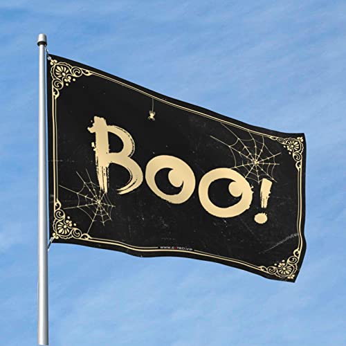 Bandera de fantasma Boo divertida decoración de casa interior chicos