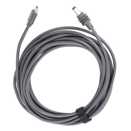 Cable satélite rectangular de alimentación USB C a CC 18AWG para banco de energía 5