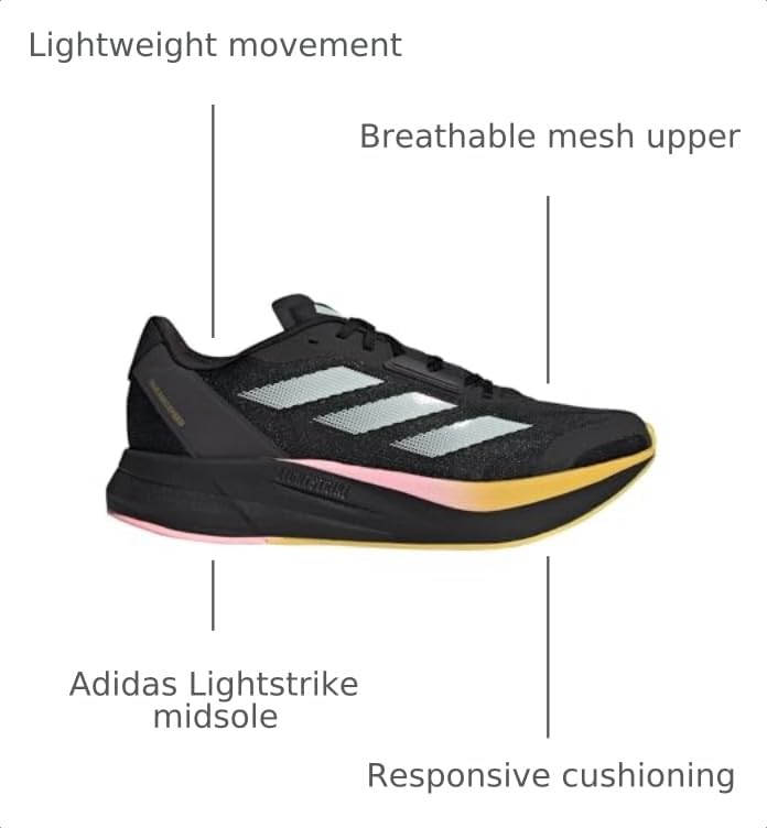 Image of adidas Mens Duramo Speed Running Sneakers Shoes - Blue