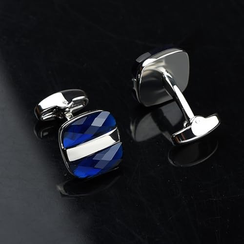 Mancuernillas de Circonia Cúbica para Hombre Pave Formal miniatura 3