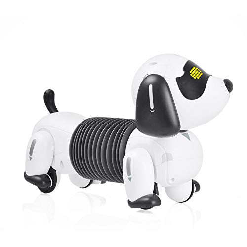 Robot Dog,Acts Like Real Puppy and Interactive Robotic Pet Dog with Programming Function,Rechargeable Remote Control Toy Dogs for Kids Boys Girls Age 6, 7, 8, 9, 10 Year Old