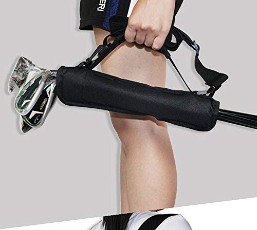 Itoda Mini Golf Club Bag With Shoulder Strap, Portable Lightweight Driving Range Carrier Course Training Sunday Foldable Carry Durable Case Hold 3-5 Poles For Men Women Kids #TOP2