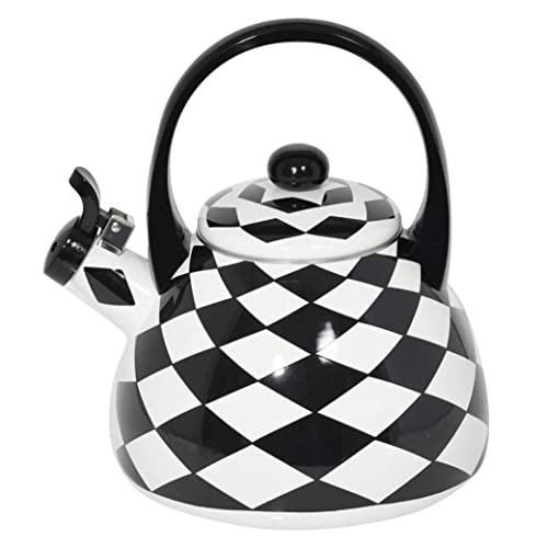Best Black And White Checkered Teapot