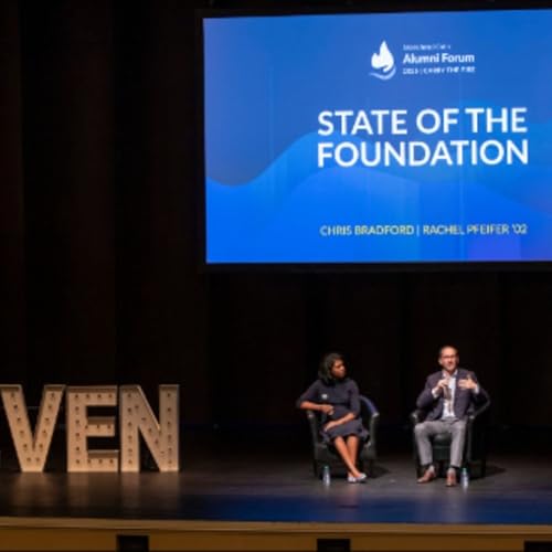 State of Morehead-Cain, with President Chris Bradford