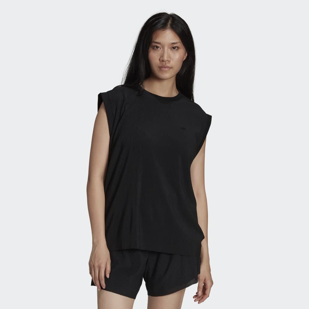 adidas Originals Adicolor Plisé - Camiseta de tirantes para mujer