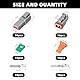 Deutscher Stecker KFZ 2 Polig,10er Set DT-Stecker-Set,Wasserdichter Elektrischer Steckverbinder,22-18AWG Kabel Steckverbinder Stecker für Auto, Motorräder, LKW, Boots