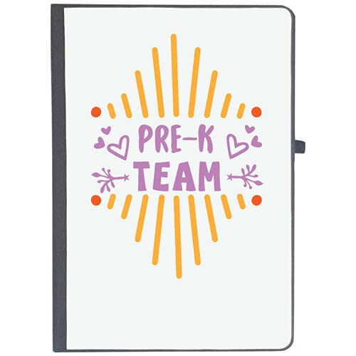 UDNAG Ruled Notebook Diary 'Student Teacher | Pre-k Team', [A5 80Pages 80GSM]