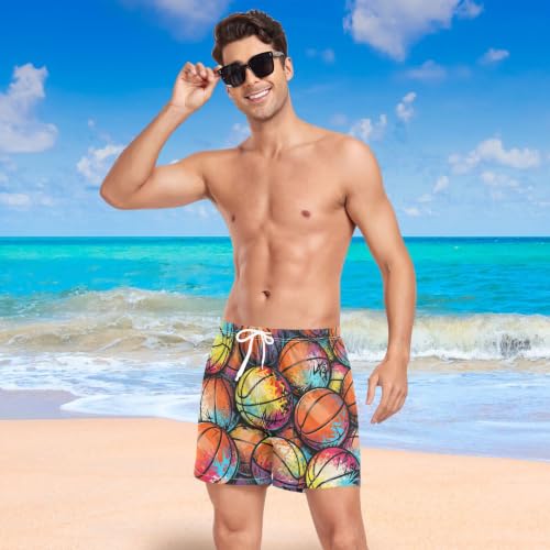 Traje de baño de secado rápido antirrozaduras cómodo para natación de hombres 7