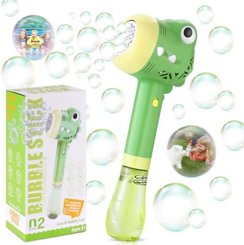 Bubble Machine Wand for Kids Toddlers Age 1 2 3 4 5 6 7 8 Years O...