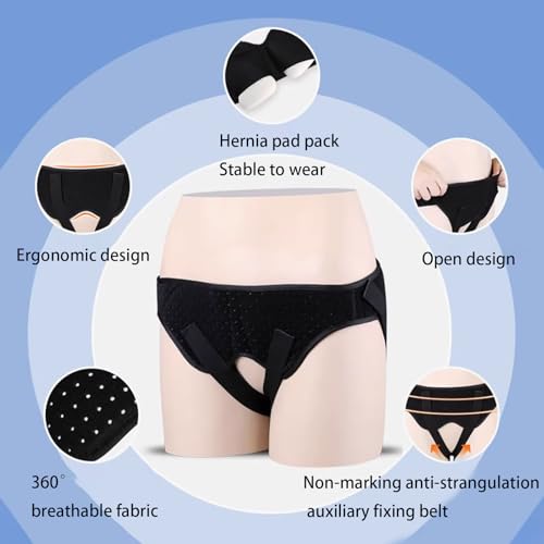 Faja para Hernia Inguinal para Hombre, Ajustable, Talla XL miniatura 3