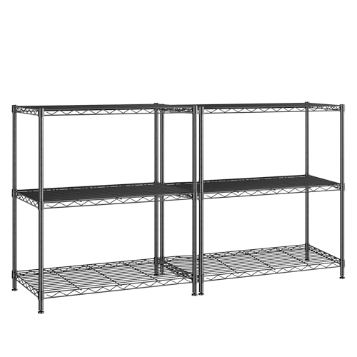 DurayLoly Storage Shelves Adjustable Wire Shelving Metal Wire Rack Shelving
