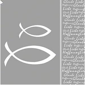 Ambiente Papierservietten – Servietten Lunch / Party / ca. 33x33cm Glaube Fisch Silver – First Communion – Kommunion und…