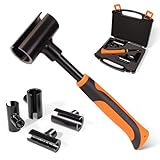 Swozzto Door Hinge Gap Adjusting Tool Kit,2025 New Upgrade Hinges Gap Adjusting Wrench,4 Size Heavy Duty Steel Door Hinge Repair Tool with Rubber Grip for Alignment Of Doors and Cabinets Etc.