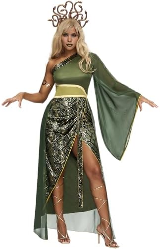 Spooktacular Creations Medusa Women Costume, Halloween Costume Wo...