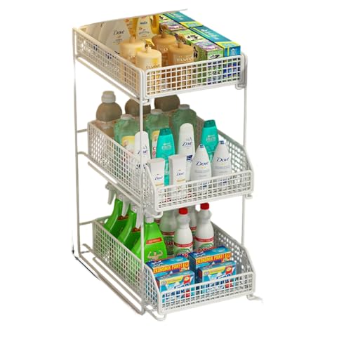 Angoda �V���N���X���C�h�����[�I �L�b�`����i�����o�����b�N �X�`�[�����ȃX�y�[�X������ ��e�ʎ��[ �g���ȒP �������H�핪�ޕ֗� �L�b�`�����ʑ䉺�K�p ��w �z���C�g (�O�i�����o��,���F)