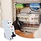 Editbar Sicherungsautomat,Fi Schutzschalter mit Überstromschutz,35mm DIN Schienenmontage,1P+N 6kA Fi Schalter mit RCBO 16Amp Nennstrom RCD geschützter Leistungsschalter,30mA Fehlerstrom schutzschalter