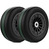 Gokart Front 80/60-5 Wheel Assembly Compatible with Segway Ninebot GoKart Kit/Kit2/Gokart Pro/Pro2, Karting Front Wheel Assembly Replacements Refit Original Accessories (Front Wheel Assembly 2pcs)