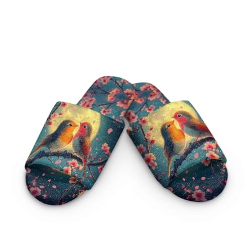 Open Toe Fuzzy Slides for Men Sandal Slippers for Women Winter Comfortable Sandals for Bedroom Indoor