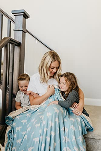 Copper Pearl Jumbo Premium Knit 3 Layer Stretchy Throw Blanket Peanut #TOP7