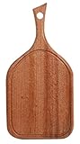 Schneidebrett Backwerkzeuge, multifunktionales Obstschneidebrett for Wohnheim, Holzutensilien for Kochen, Schneidebrett for Fleisch, Käse und Gemüse Küchengeräte ( Color : Brown , Size : 14X7inch )