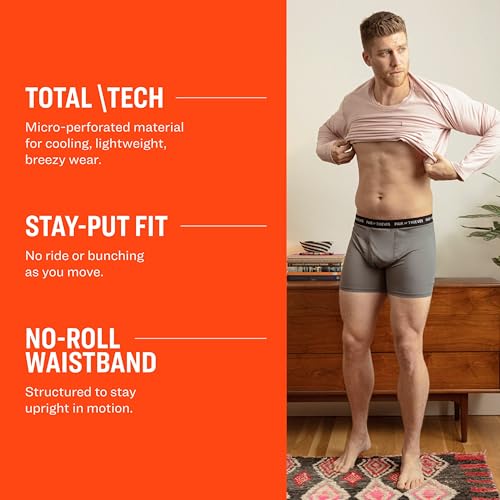Pair of Thieves Super Fit Men's Boxer Briefs – Soft, Breathable, Quick-Dry Underwear with 4-Way Stretch (2 & 3 Pack)3