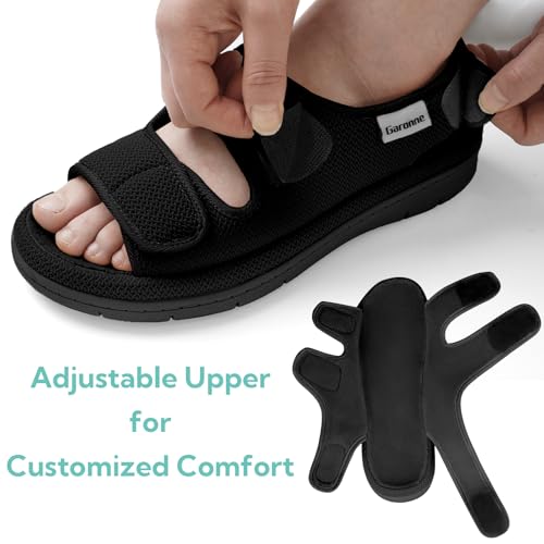 Garonne Women's Adjustable Open-toe Slippers with Ankle & Instep Straps and Arch Support, Summer House Shoes for Women Indoor/Outdoor2