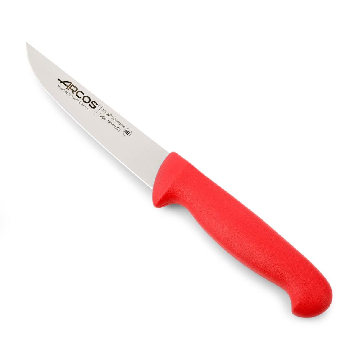 Arcos Cuchillo Chef con Hoja Acero Inoxidable Nitrum 200 mm. Cuchillo Cocina Profesional multipropósito. Mango ergonómico Polipropileno. Serie 2900. Color Negro. — view 48
