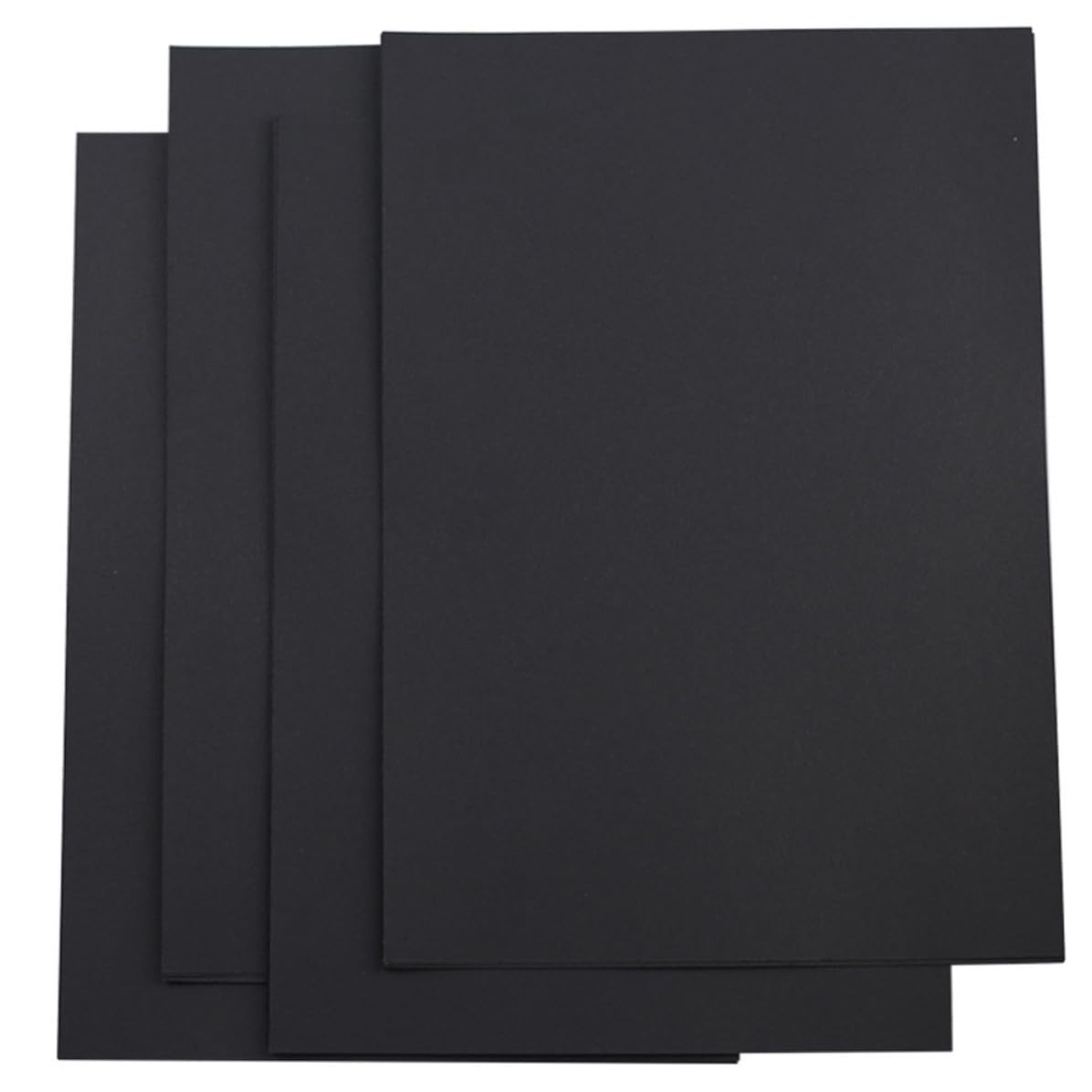 A4 Schwarzes Papier 100 Blatt Zeichenpapier Schwarz für Selbstgemacht