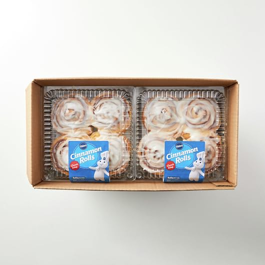 Frozen Baked Cinnamon Rolls Retail Bakery Cinnamon 12/14 OZ by Pillsbury – Golden Brown
