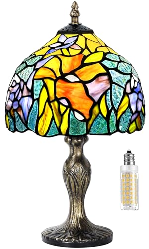 【INCANTEVOLE LAMPADA DA TAVOLO IN STILE STAINED GLASS】 - Le lampade stained glass lamp sono bellissime lampade artigianali che sicuramente aggiungeranno eleganza e creatività alla tua casa. Queste lampade sono ispirate al design Art Nouveau e rendono ciascuna un pezzo unico e straordinario che puoi posizionare nel tuo soggiorno, camera da letto, ufficio, camera dei bambini o dormitorio per studenti