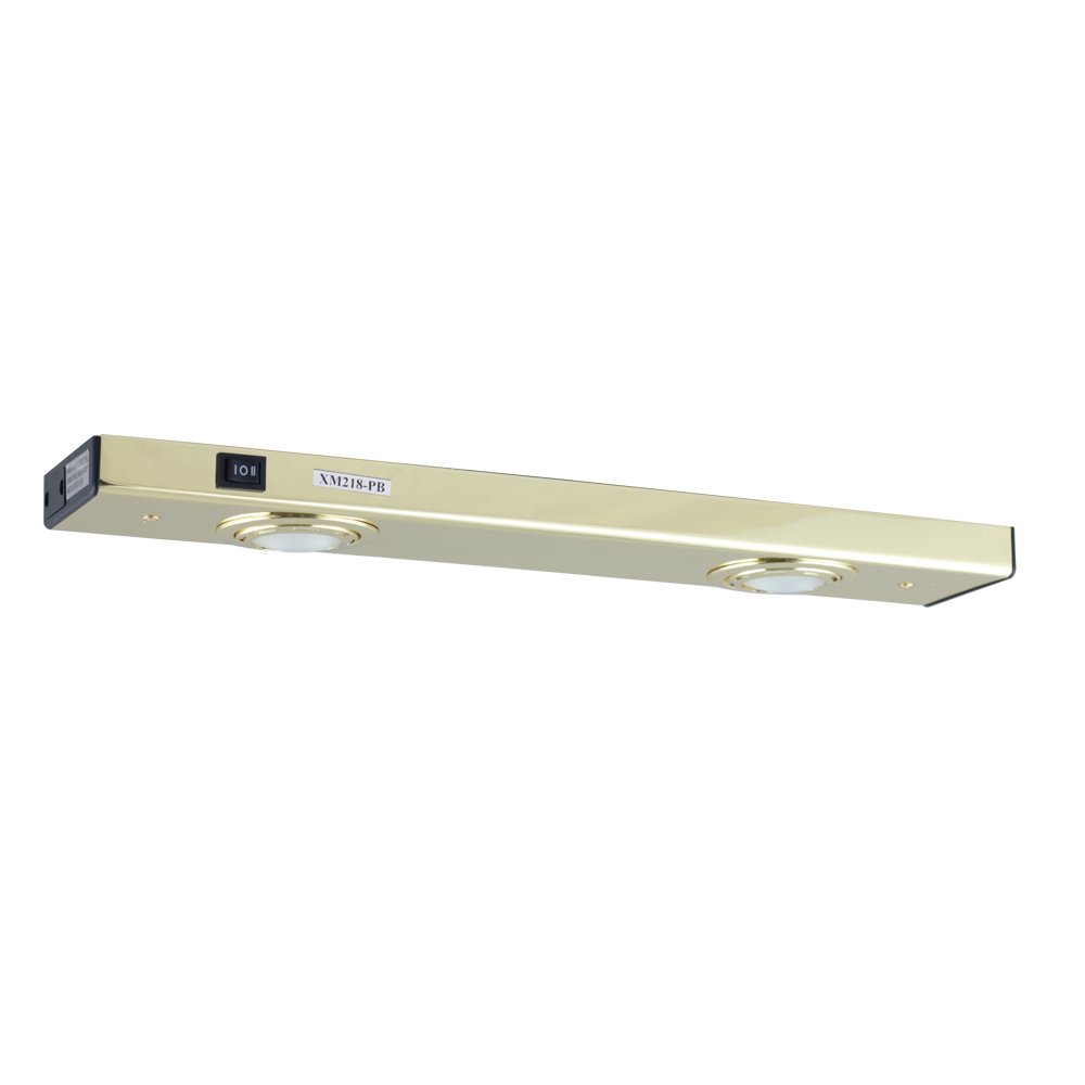 Jesco LightingXM218-PB 1-Light Xenon Minuet Strip, Polished Brass