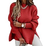 sueters mujer zara Jersey punto mujer es bueno combinarlo con jeans y leggings y su bota favorita y sanar para usar para el trabajo, ir de compras, pasear al perro, ropa para el hogar y cualquier ocasión en su vida diaria.