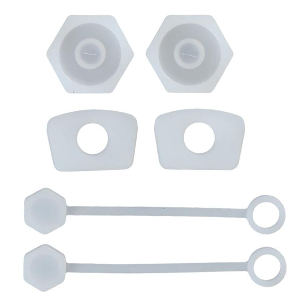 HOBBYIN 6Pcs Leak Stopper Plug,Transparent Practical Tumbler Leak Stopper Tool,Silicone Spill Proof Stopper