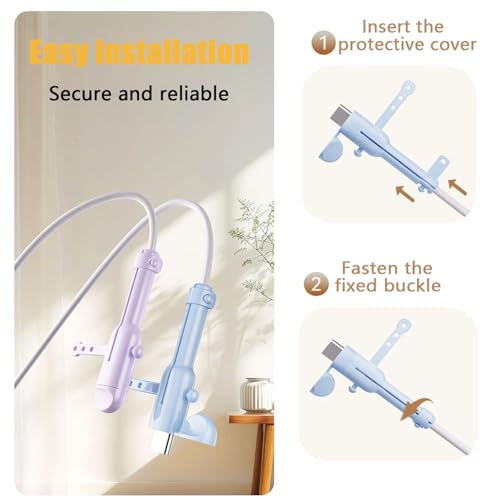 Datenkabelschutz, Silikonschnurschutz, staubdichte Aufbewahrung, Datenkabelwickler, 3-in-1, bruchsichere Schutzhülle, kompatibel mit iPhone-Ladegerät, Schwarz, 2 Stück