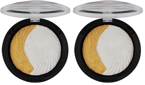 Image of FASHION COLOUR Dual Face Powder & Blusher | Easy Blend | Highly Pigmented | Natural Glow | Face Makeup Blush For Cheekbones & Highlighting | Face Blusher For All Skin Tones | Shade 01 (Pack of 2)